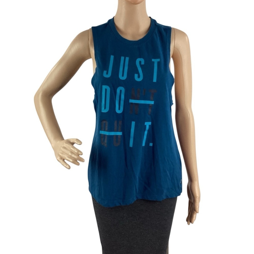 Nike The Nike Tee Dri-FIT Just Don’t Quit Tank Blue Size S